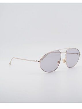 Tom Ford Cobra FT0796 28A Sunglasses Shiny Rose Gold Aviator Frame